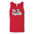 thumbnail image 2 of Wild Bobby,The Pugfather Funny Godfather Movie Logo Pug Parody, Father's Day, Men Graphic Tank Top, Red, Small, 2 of 3