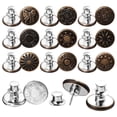 thumbnail image 1 of MasteelfCA 20 Pcs Boutons de Jean Réglables Détachables Remplacement de Boutons de Pantalon pour Tenseur de Taille, 1 of 8