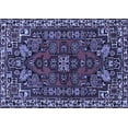 thumbnail image 1 of Ahgly Company Machine Washable Indoor Rectangle Persian Blue Traditional Area Rugs, 7' x 10', 1 of 4