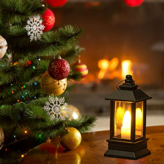 Diceymbol Electronic Flameless Candle Light Mini Battery Operated Tea Light for Christmas Holiday Decor, Safe Night Ambient Mood Lamp for Home Party