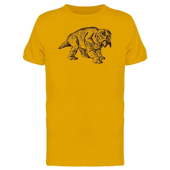 Dinosaur With Weird Mouth Tee Men's -Image by Shutterstock