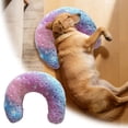 thumbnail image 2 of Almohada para el cuello de mascotas en forma de U, funda de tela desmontable, almohadilla ergonómica relajante para dormir, para gatos y perros pequeños y medianos, descanso para mascotas, 2 of 5
