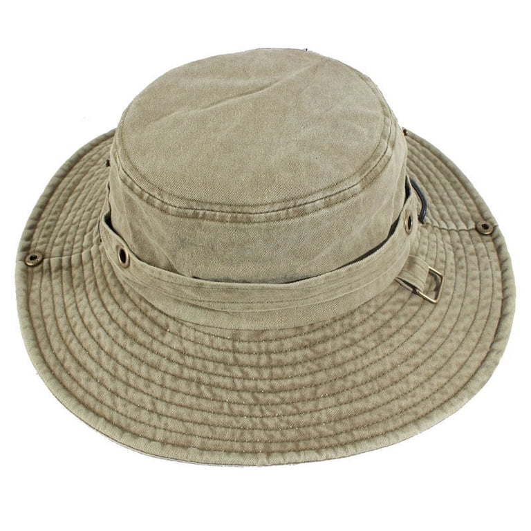 Womens Denim Bucket hat,Packable wide brim Sun Hats for  display picture 3