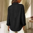 thumbnail image 4 of Enjoytime Plaid Blouses for Women Long Sleeve Collared Button Down Shirts Business Casual Work Tops Fall Fashion Clothes, 4 of 6