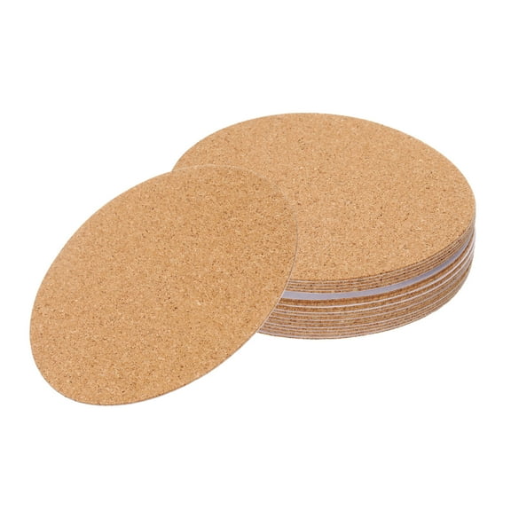 20pcs Cork Coasters for Drink, 4 Inch Round Drink Coaster Absorbent Coffee Coaster