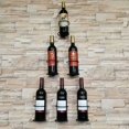 2pcs Wine Bottle Display Rack, Metal Wall-Mounted Wine Holder, Single ...