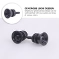 thumbnail image 4 of Miangastore Guitar Strap Button Lock Guitar Strap Button Black Metal 2Pcs 0.9x0.5in, 4 of 9