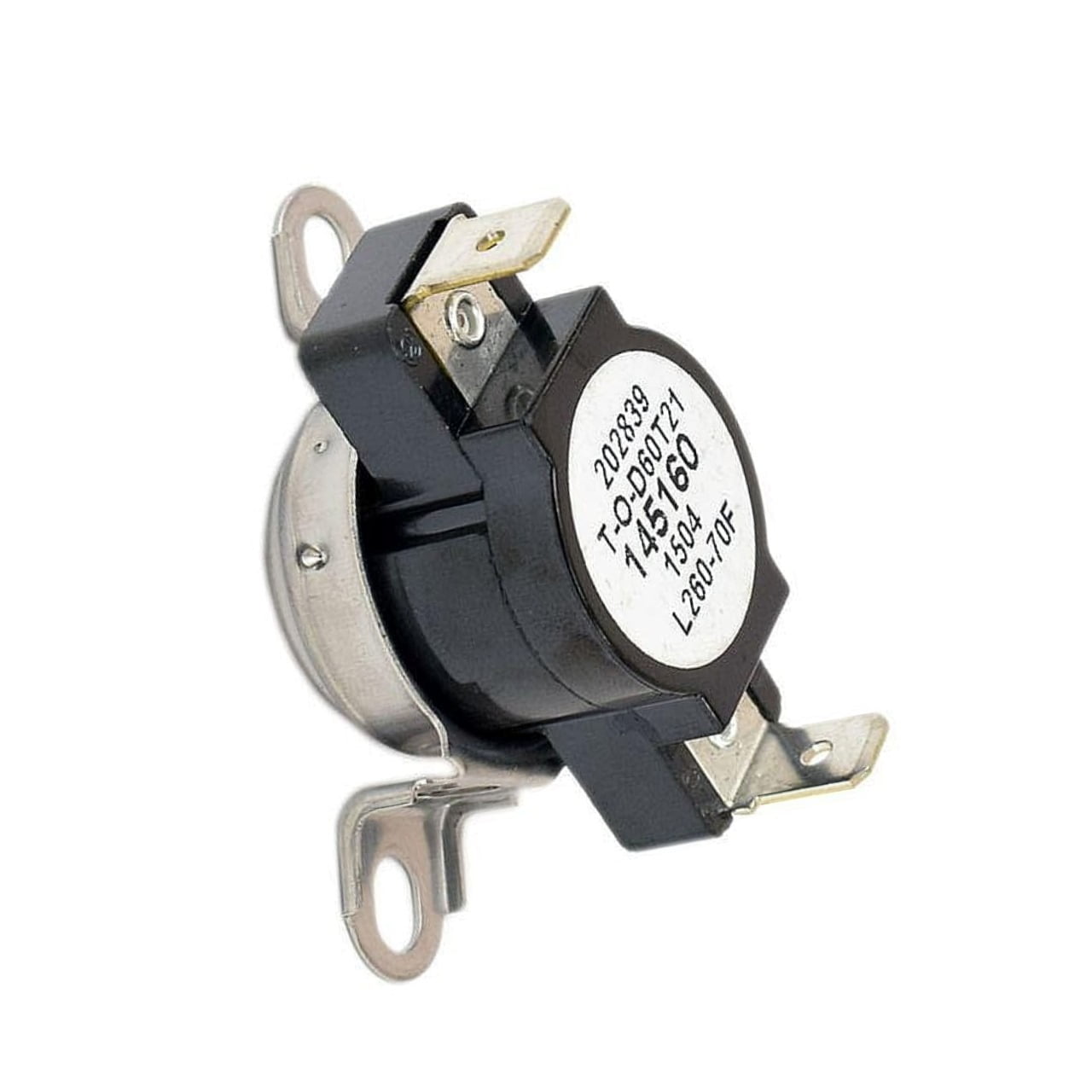 3204267 Dryer Flush Mount L260 Thermostat Replacement for Electrolux 145160 4-Pack