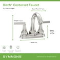 thumbnail image 3 of Symmons SLC5912STNPP Birch 1.0 GPM Vessel Centerset Bathroom Faucet - Nickel, 3 of 5