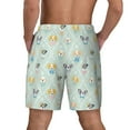 thumbnail image 3 of Sigee Different Breeds of Dogs Print Mens Swim Trunks with Compression Liner Quick Dry Swim Stretch Beach Shorts with Pockets,S-3XL, 3 of 7