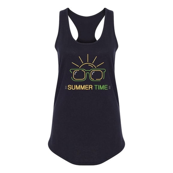 Summer Time Glasses Design Tank Women -Image by Shutterstock, Female XX-Large