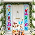 thumbnail image 4 of Iumwxz Easter Decorations Easter Porch Sign Happy Easter Banner Indoor Outdoor Wall Hanging Flag Banners Easter Basket Stuffers Summer Saving, 4 of 4