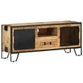 thumbnail image 1 of vidaXL TV Cabinet 110x31x46 cm Rough Mango Wood, 1 of 5