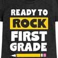 thumbnail image 3 of Instant Message - Ready To Rock First Grade - Toddler And Youth Girls Short Sleeve Graphic T-Shirt, 3 of 6