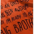 thumbnail image 4 of Big Brother's New Baby Announcement Youth T Shirt Tee Boys Infant Toddler Brisco Brands 12M, 4 of 5