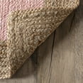 thumbnail image 5 of nuLOOM Eleonora Casual Jute Area Rug, 8' x 10', Eleonora Pink, 5 of 9