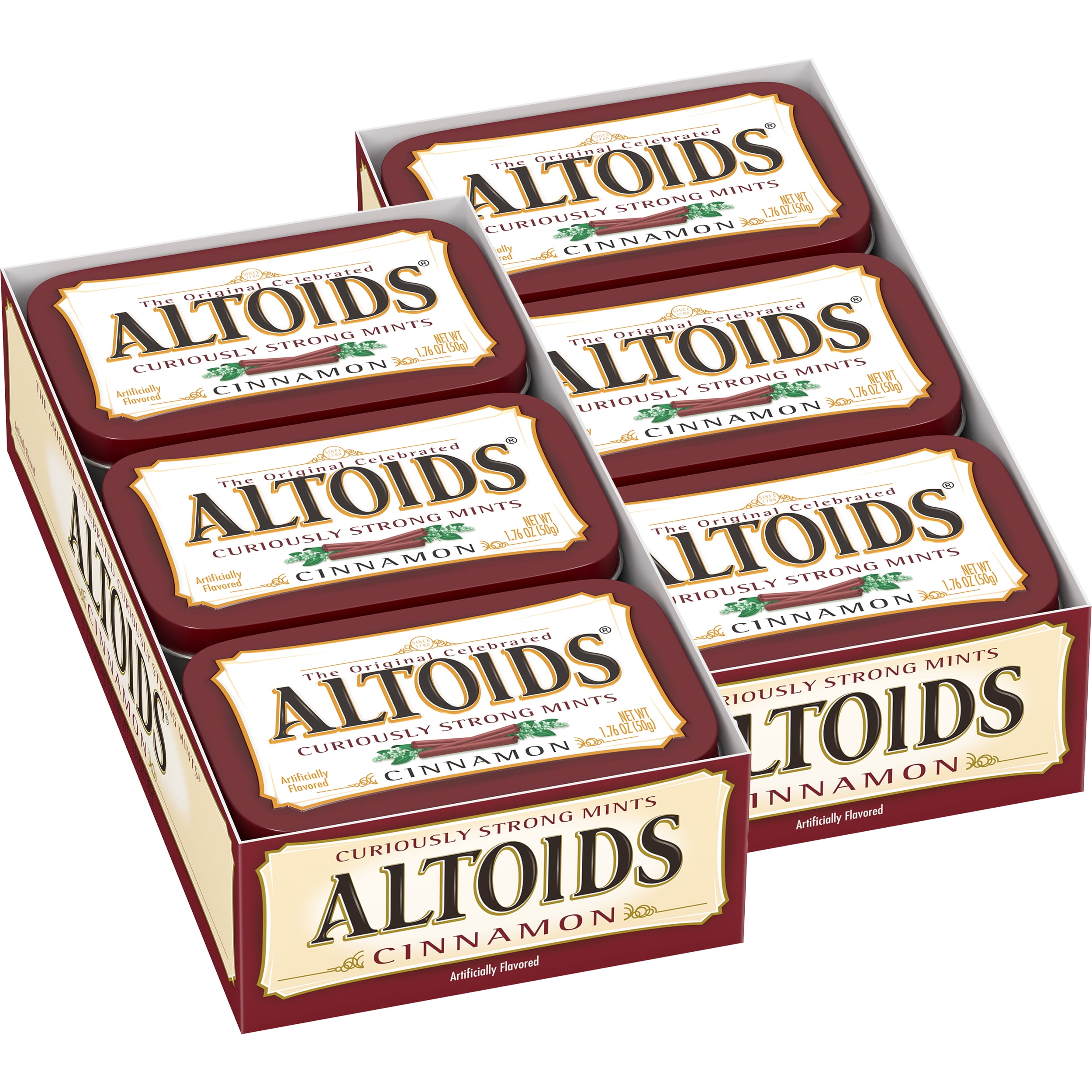 Altoids Cinnamon Mints, 1.76 ounce (12 Packs)