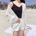 thumbnail image 1 of Women Crochet Summer Cardigan Sweater Oversized Summer Open Front Outwear Oversized Open Front Outwear Women Cardigan Sweater Women Crochet Cardigan Sweater Long Sleeve Lightweight, 1 of 1