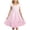 Pink, variant on HCNTES Baby Girl Set Stylish Ruffle Sleeve Princess Romper 3-Piece Set for Photoshoots Summer Toddler Girl Clothes