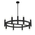 thumbnail image 4 of Trade Winds Aaron 16-Light Chandelier in Matte Black, 4 of 6