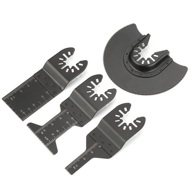 Multitool Blade,4PCS Multi-functional High Carbon Oscillating Blade Saw Blade High-Precision Functionality