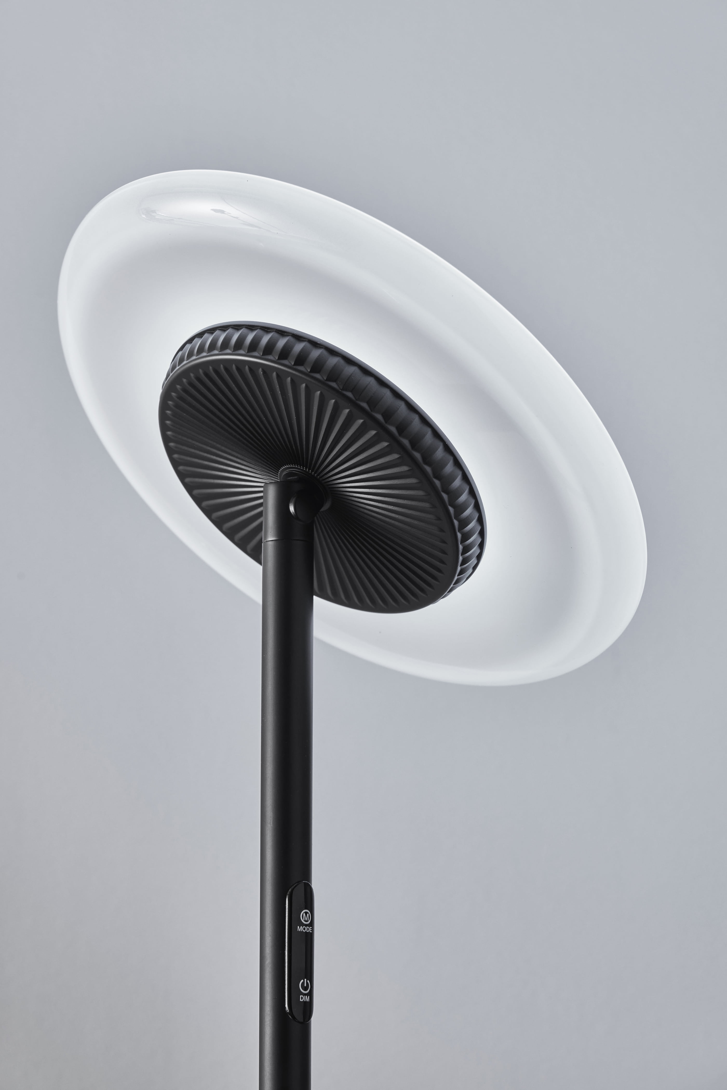 Simplee Adesso Brand RGB Black Floor Lamp, 6 Different Automatic Color Change, Modern Design, New