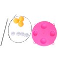 thumbnail image 3 of 1 Set Table Tennis Device Elastic Table Tennis Training Appliance Sports Training Device Educational Plaything without Rackets for Boys Girls (Rosy), 3 of 7