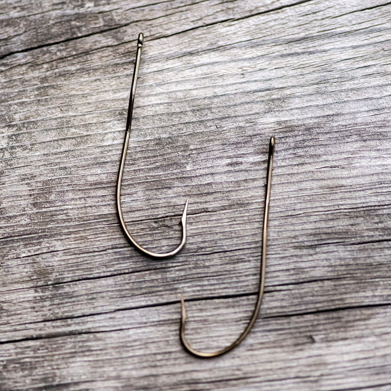 Tru Turn Bass Worm Hook, Size 2/0 , Bronze 