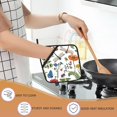 thumbnail image 4 of SKQIT Porte-Pot Imprimé Botanique Papillon Libellule Lot de 2, Support de Pot Résistant à la Chaleur pour Micro-Ondes Cuisson Four Cuisson Plats de Bout et BBQ, 4 of 7