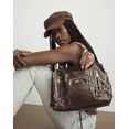 thumbnail image 5 of Madden NYC Women's Medium Satchel Handbag, Brown, 5 of 6
