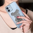 thumbnail image 4 of FIEWESEY Compatible iPhone 12 Phone Case, Cool Bear Shockproof Fashion Full Protection Soft TPU Scratch Slim Case for iPhone 12 6.1 inch (Silver), 4 of 6