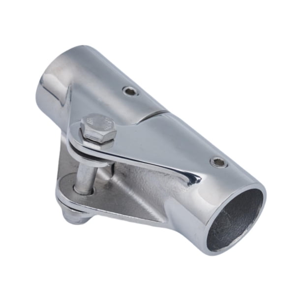 Conector de tubería para barco, piezas de montaje con bisagra, conector de tubo de acoplamiento, pasamanos para atraque, deportes acuáticos, náutica y Diámetro del orificio 20 mm