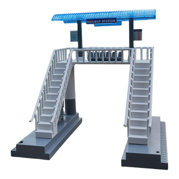 Train Station Children Platform for Train Track Accessory Layout