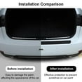 thumbnail image 2 of Universal Car Trunk Door Sill Plate Protector 90cm Rear Bumper Guard Rubber Mouldings Pad Trim Cover Strip Car Styling, 2 of 7