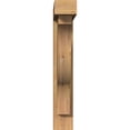 thumbnail image 2 of Ekena Millwork 5 1/2"W x 26"D x 34"H Funston Block Smooth Bracket w/ Offset Brace, Western Red Cedar, 2 of 25