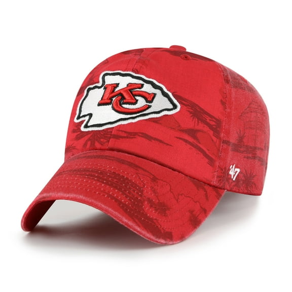 Men's-'47 Red Kansas City Chiefs Fiji Clean Up Adjustable Hat