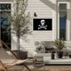 thumbnail image 4 of Bandera pirata con calavera y huesos cruzados de 30 x 45 cm, Jolly Roger, 4 of 5