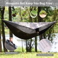 thumbnail image 4 of Hamaca de camping Qevooon, mosquitera de nailon, con correas de 3 m, 4 of 7