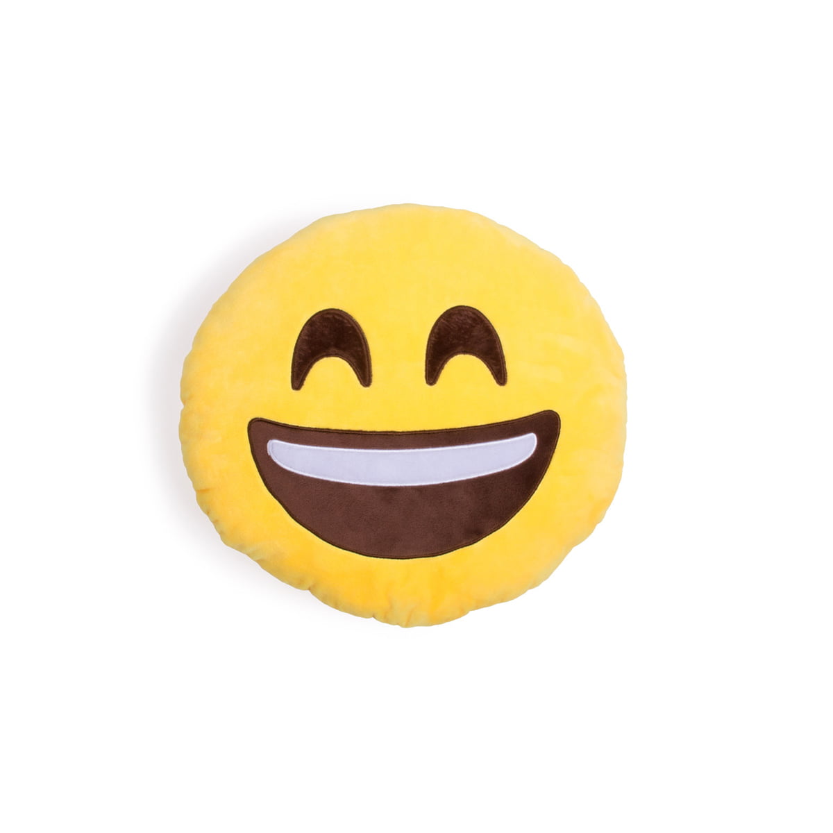 USA SELLER Emoji Pillow 12" Inch Large Yellow Smile 30cm Emoticon Giggle/Hunger 