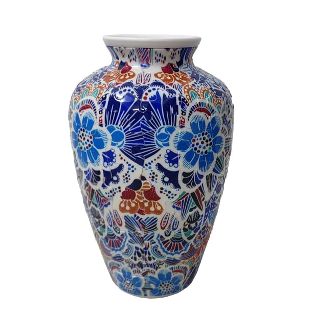 Jarrón de flores rompecabezas para decorar la sala de estar | Centro de mesa con arreglo floral único | Idea de regalo para cumpleaños y Navidad infantil