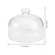 thumbnail image 5 of 1 Tapa de vidrio transparente para pasteles y alimentos, práctica cúpula protectora (Diámetro 13 cm, Alto 11 cm, Paquete), 5 of 8