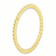thumbnail image 3 of 925 Sterling Silver Gold Plated Stackable Ring Fancy/, 3 of 8