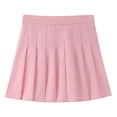 thumbnail image 3 of Women School Uniform High Waist Pleated A Line Swing Mini Skirt with Undershorts, 3 of 19