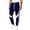 Navy, variant on MXALUOB Track Pants for Men Color Block Elastic Waist Drawstring Athletic Joggers Fashion Full Length Workout Pant Gym Running Trousers