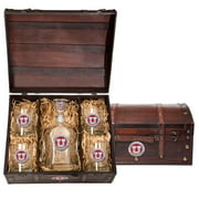 Utah Utes Capitol Decanter Chest Set by Heritage Metalworks