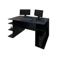thumbnail image 3 of Escritorio Gamer DECOMOBIL Escrigamer Melamina Mdp 140cm X 75cm X 60cm Negro Mate GAMER, 3 of 5