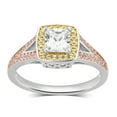 thumbnail image 3 of Arista 1 5/8 Carat T.W. Created Pink, Yellow & White Cubic Zirconia Women's Engagement Ring in Sterling Silver, 3 of 4