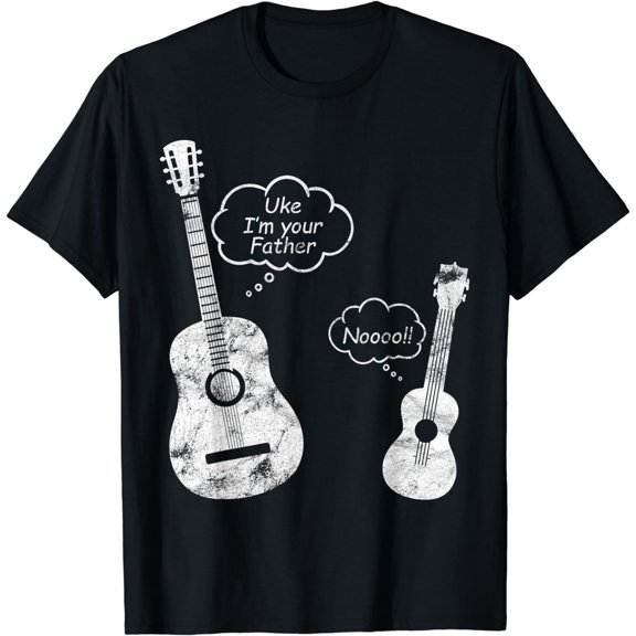 Uke I Am Your Father Funny Ukelele Guitar Music Lover T-Shirt