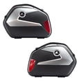 thumbnail image 1 of Alforjas rigidas porta equipaje para moto 20L plata universal Kinlley plateado M, 1 of 9