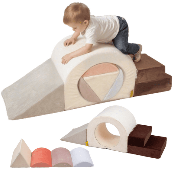 Climbing Blocks with Arch – Toddler Foam Climber Soft Play Set, Educational Kids Playhouse and Playground Climber for Indoor Fun